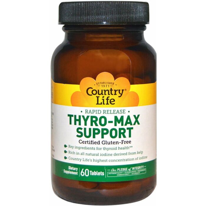 Мультивітамінний комплекс Country Life Thyro-Max Support, 60 табл