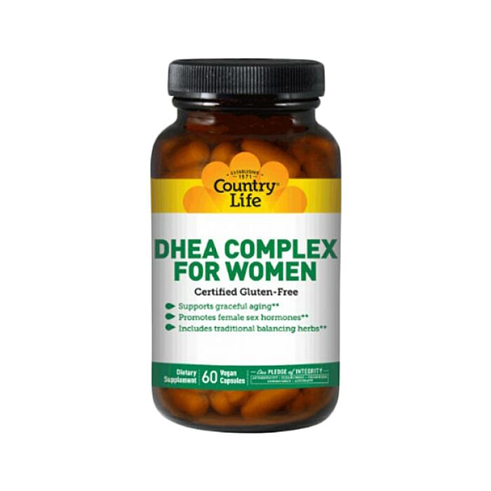 Для жіночого здоров'я  Country Life DHEA Complex for Women 60 капс