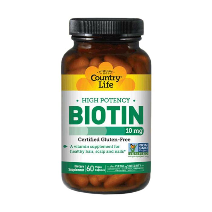 Биотин Country Life Biotin 10000 мкг 60 капс