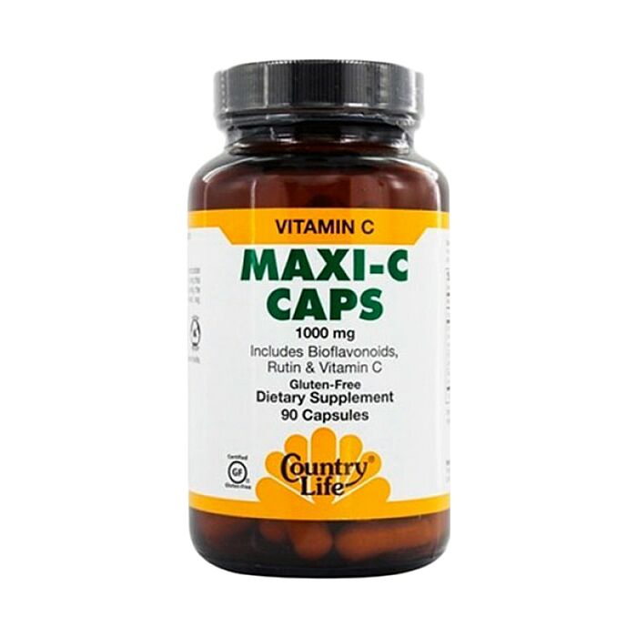 Витамин С Country Life Maxi-C Caps 1000 мг 90 капс