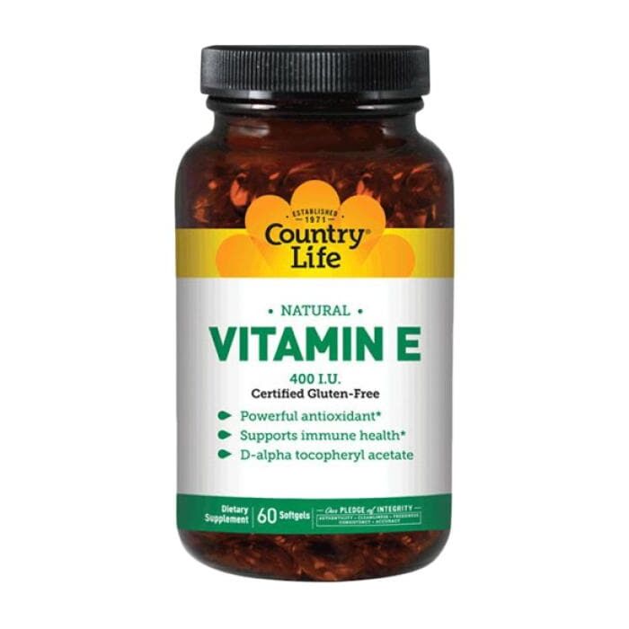 Витамин E Country Life Natural Vitamin E 400 IU 60 капс