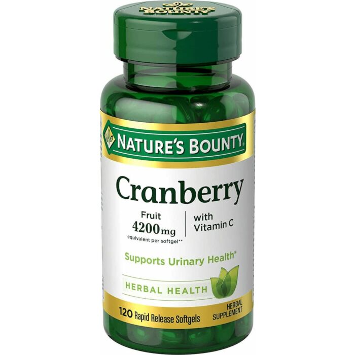 Антиоксиданты Nature's Bounty Cranberry with Vitamin C 4200 mg 120 капс