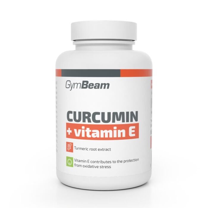 Куркумін GymBeam Curcumin + Vitamin E - 90 tabl