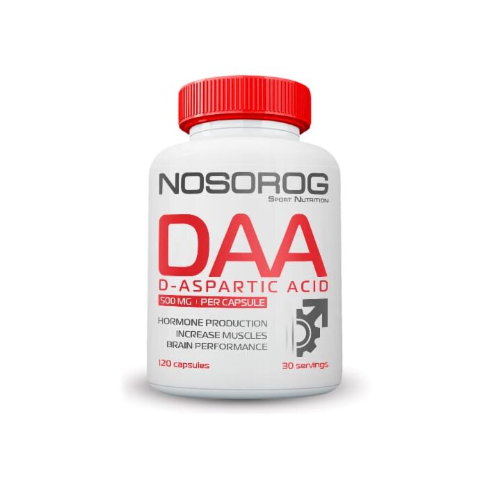 Д-Аспарагиновая Кислота Nosorog DAA, 120 капсул