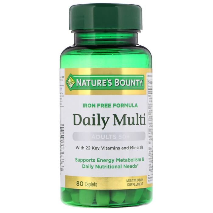 Мультивитаминный комплекс Nature's Bounty Daily Multi 50+ 22 Key Vitamins and Minerals 80 Caplets