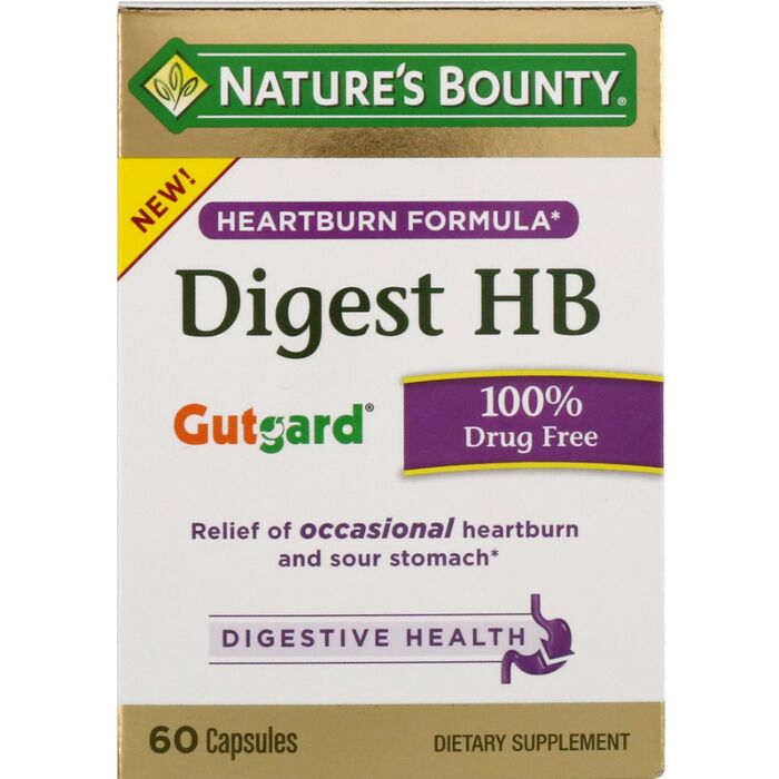 Добавка для здоровья желудка Nature's Bounty Digest HB - 60 caps
