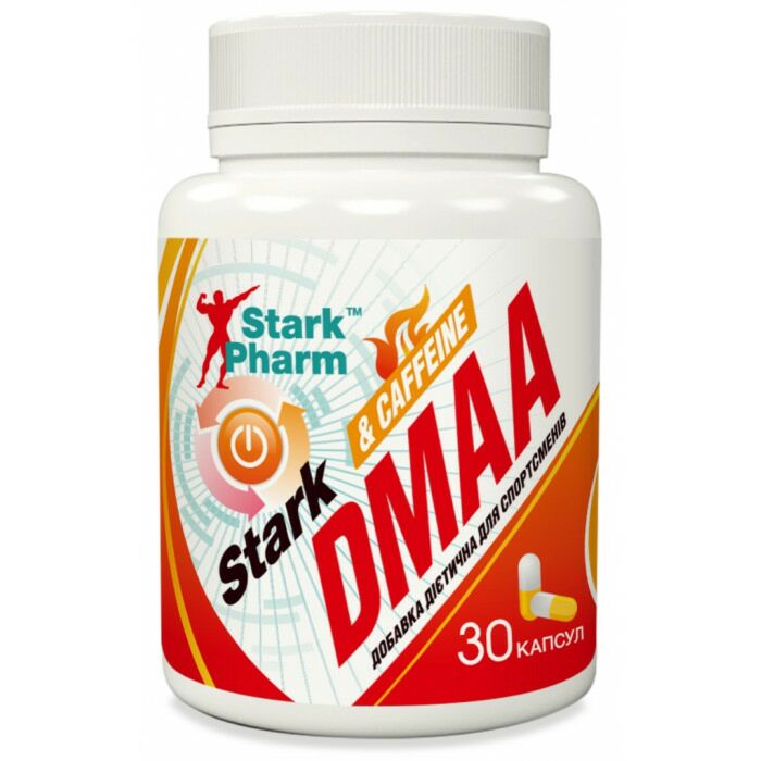 Кофеин Stark Pharm Stark DMAA & Caffeine - 30 капсул