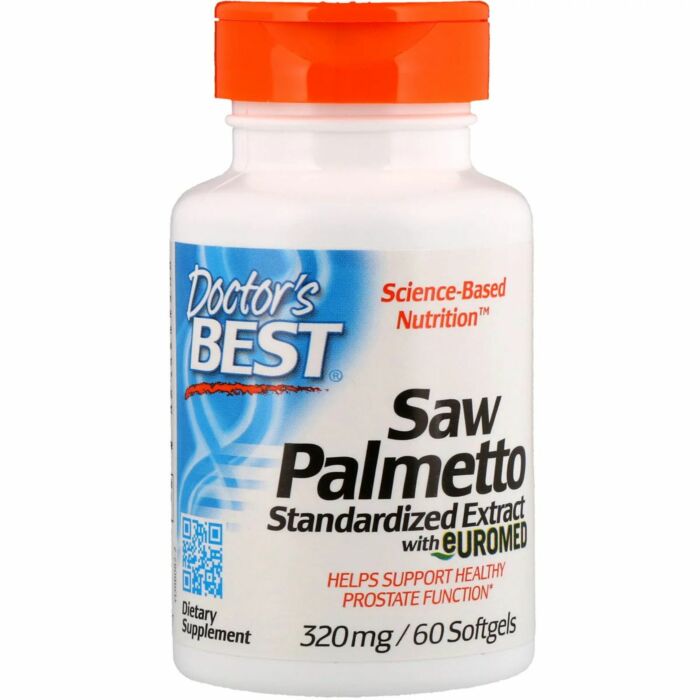 Со Пальметто Doctor's Best Saw Palmetto, 320 мг, 60 капсул