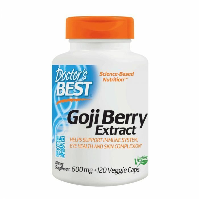 Для підвищення імунітету Doctor's Best Goji Berry Extract, 600 мг, 120 капсул