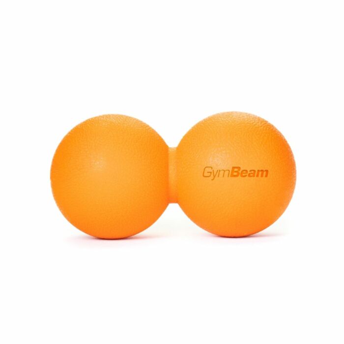 Інші аксесуари GymBeam Масажний м'ячик подвійний DuoRoll Orange