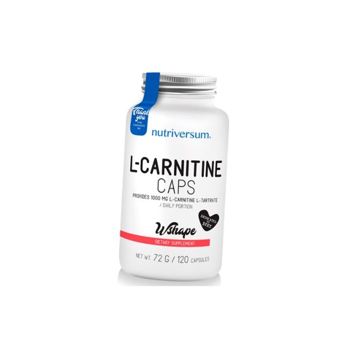 Л-Карнитин Nutriversum L-carnitine 120 Caps