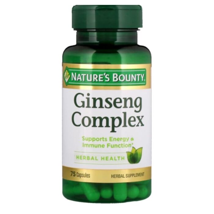 Nature's Bounty Ginseng Complex, 75 Capsules