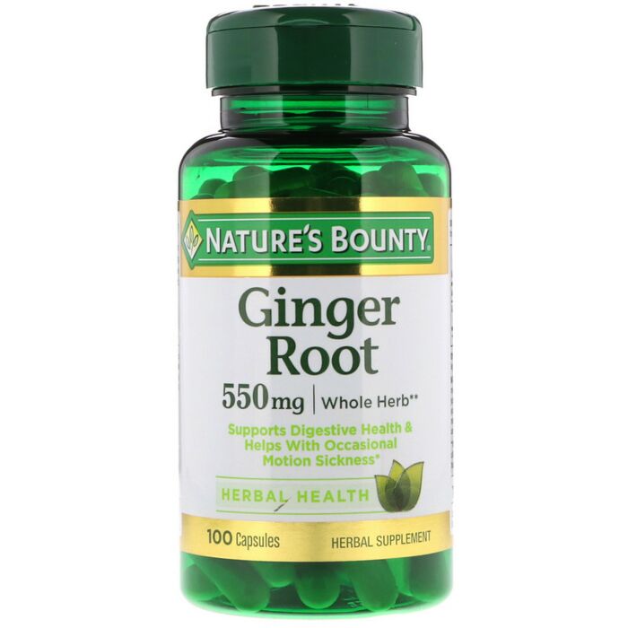 Специальная добавка Nature's Bounty Ginger Root, 550 mg, 100 Caps