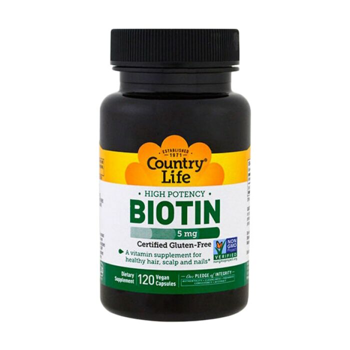 Біотин Country Life Country Life  Biotin 5000 мкг 120 капс