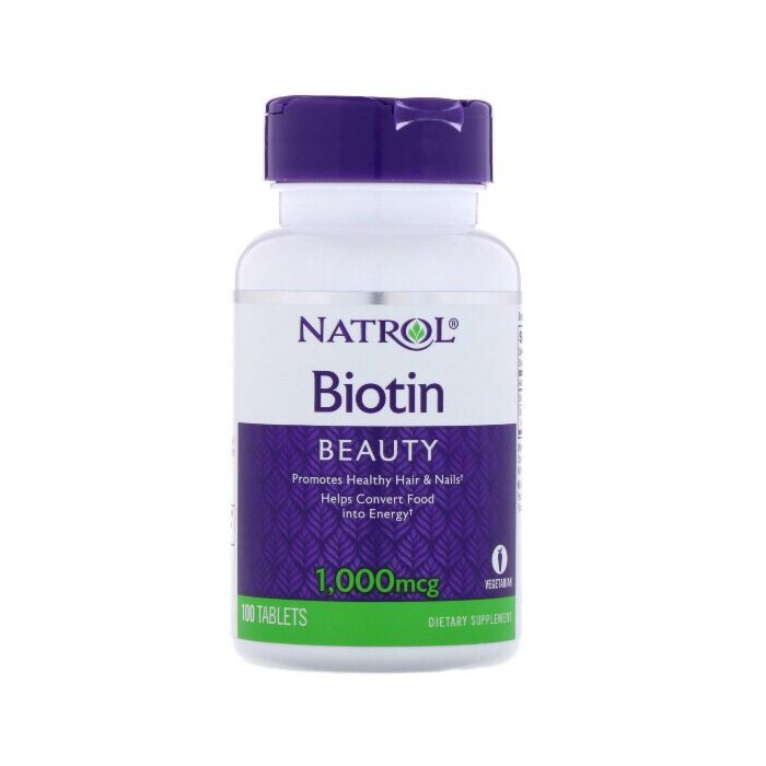 Биотин Natrol Biotin 1000mcg - 100 таб