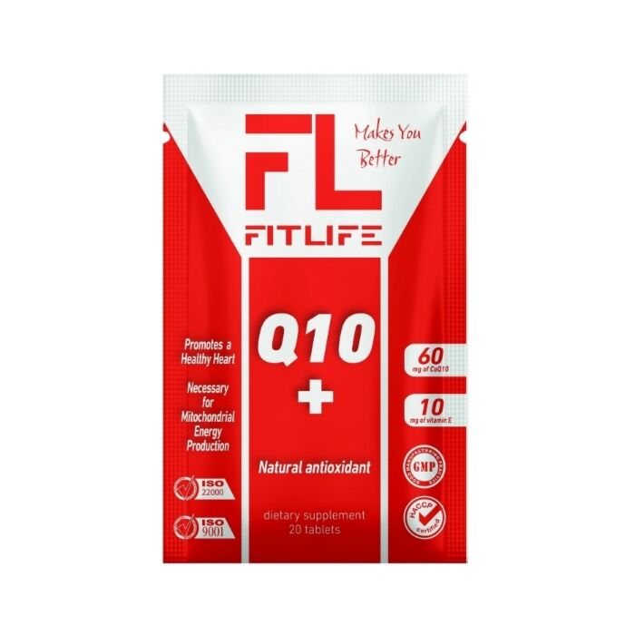 Для здоровья сердца и сосудов FitLife Q10+ 20 tablets