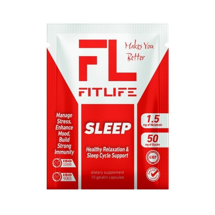Для здорового сну FitLife Sleep 10 caps