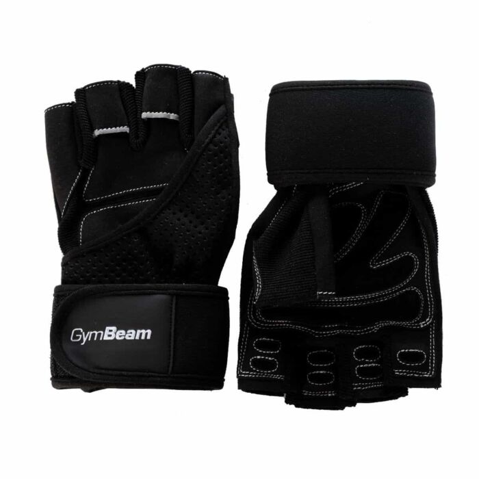 Перчатки GymBeam Wrap Fitness Gloves Black