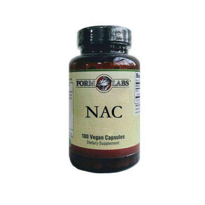 Амінокислота  NAC (N-Acetyl L-Cysteine) 500 мг 100 vegetarian caps