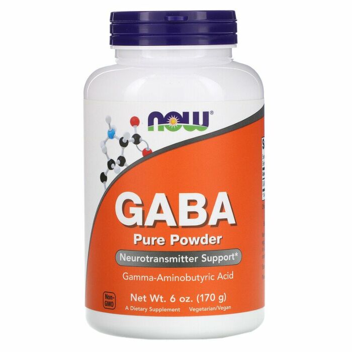Амінокислота NOW GABA Pure Powder 170 g