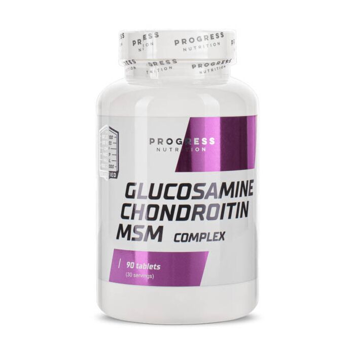 Комплекс для суставов и связок Progress Nutrition Glucosamine Chondroitin MSM 90 tab