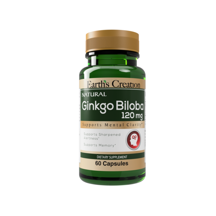 Гінко білоба Earth's Creation Ginkgo Biloba 120 mg - 60 капс