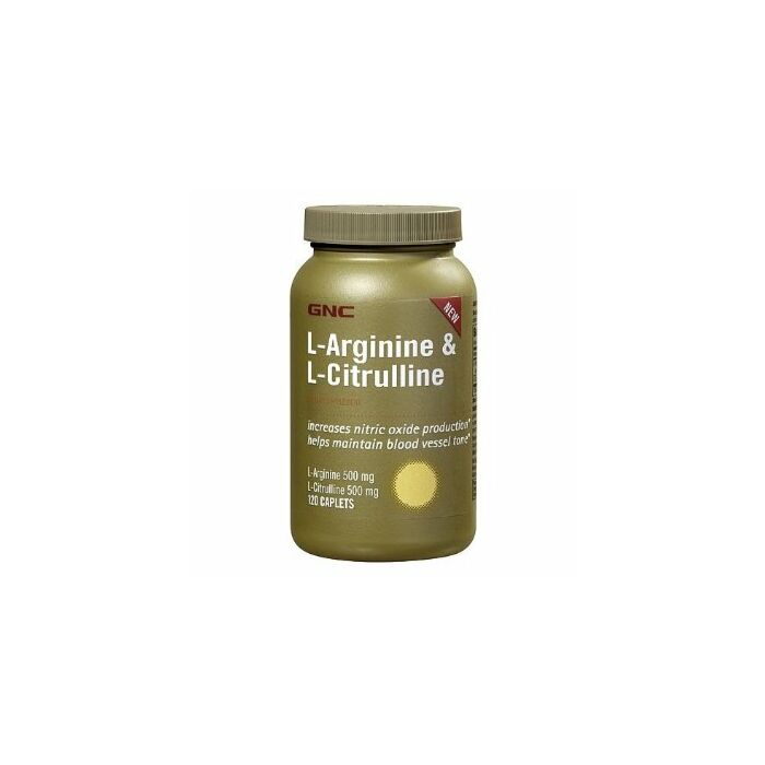 Цитрулін GNC L-Arginine & L-Citrulline 120 капc
