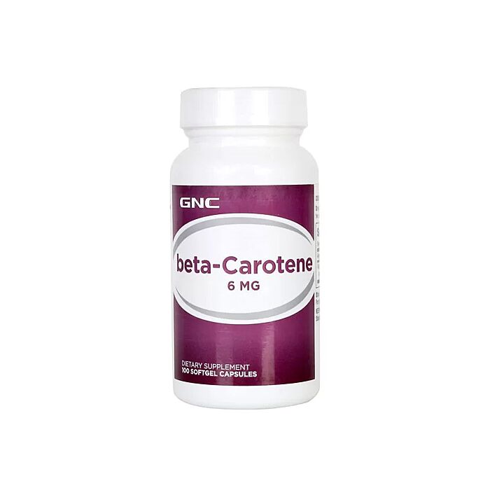 Витамин А GNC  Beta Carotene 6 mg - 100 softgels