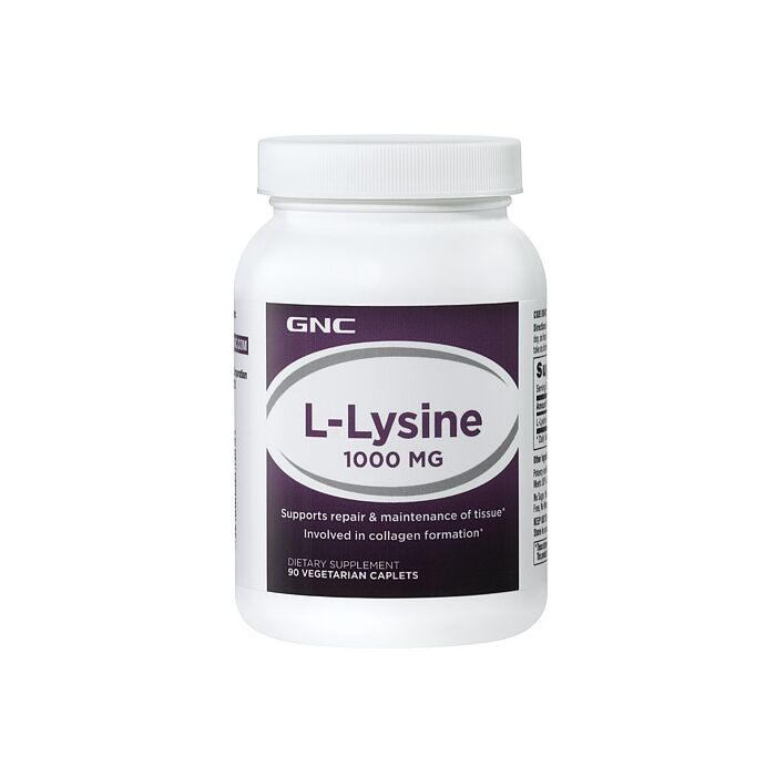 Аминокислота GNC L-Lysine 1000 мг 90 капс