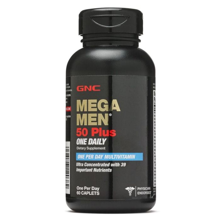 Витамины для мужчин GNC Mega Men One Daily 50+ 60 таблеток
