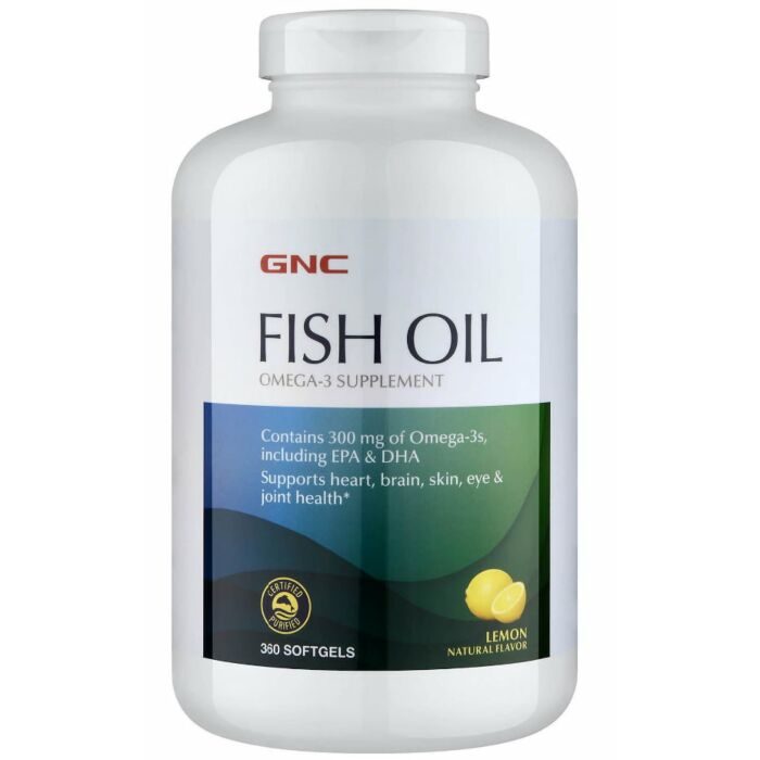 Омега жиры GNC Fish Oil - 360 caps