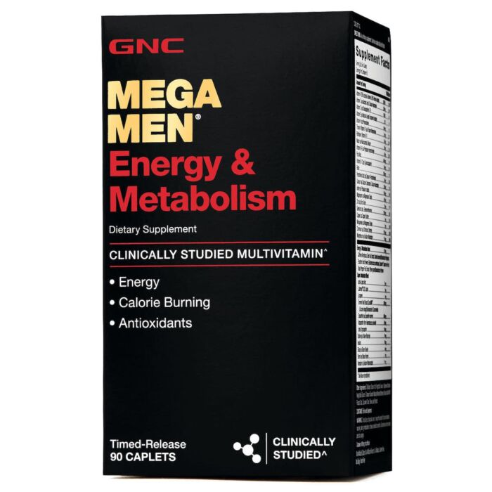 Вітамины для чоловіків GNC Mega Men Energy & Metabolism 90 каплет