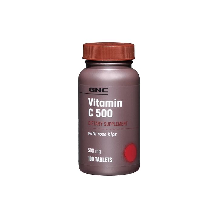 Вітамин С GNC Vitamin C 500 with Rose Hips 100 caps