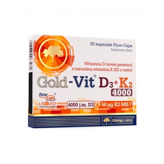 Витамин D Olimp Labs Gold Vit D3+K2 4000 IU 30 capsules