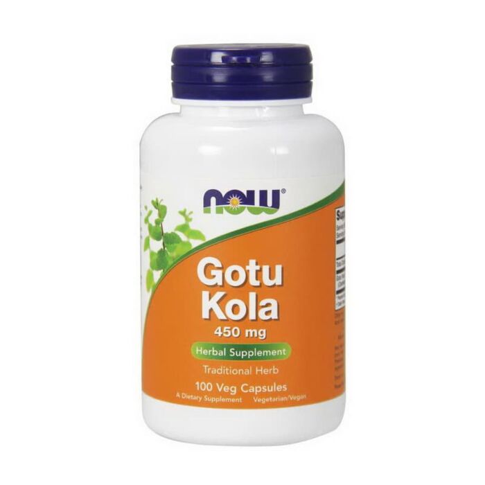 Ноотропний комплекс NOW Gotu Kola 450 mg 100 veg capsules