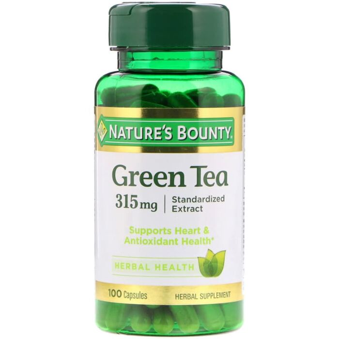 Антиоксиданти Nature's Bounty Green Tea Extract 315 mg 100 Capsules