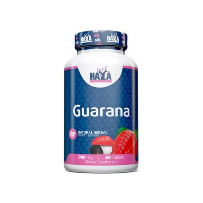 Ноотропный комплекс Haya Labs  Guarana 900 mg 60 tablets