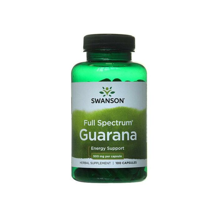 Передтренувальний комплекс Swanson Full Spectrum Guarana 500 mg
