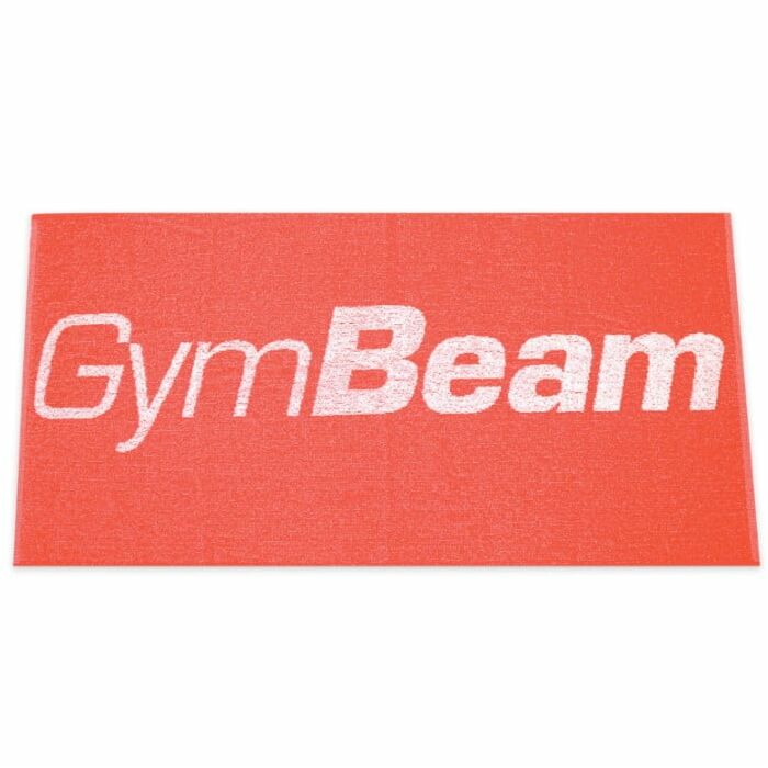 Рушник GymBeam Полотенце для спортзала Neon Coral