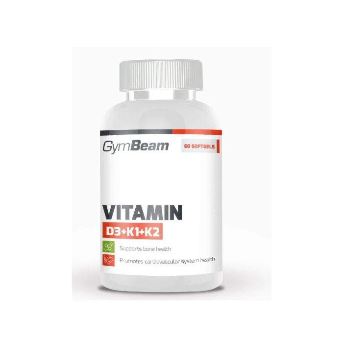 Мультивитаминный комплекс GymBeam Vitamin D3+K1+K2 120 caps