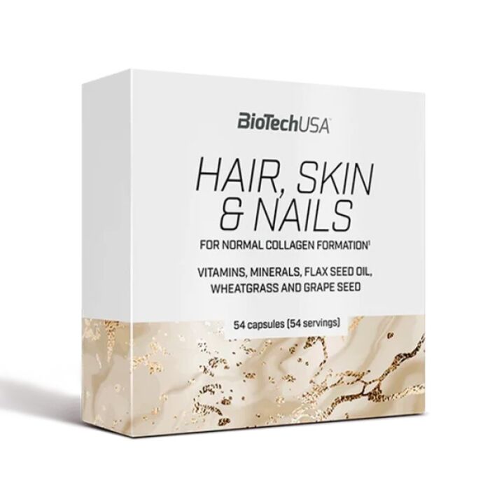 Для волосся та нігтів BioTech USA Hair, Skin & Nails 54 capsules