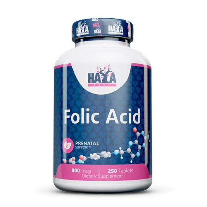 Витамин B Haya Labs Folic Acid 800 mcg - 250 таб