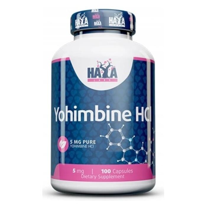 Для чоловічого здоров'я  Haya Labs Yohimbine HCL 5 mg - 100 капс