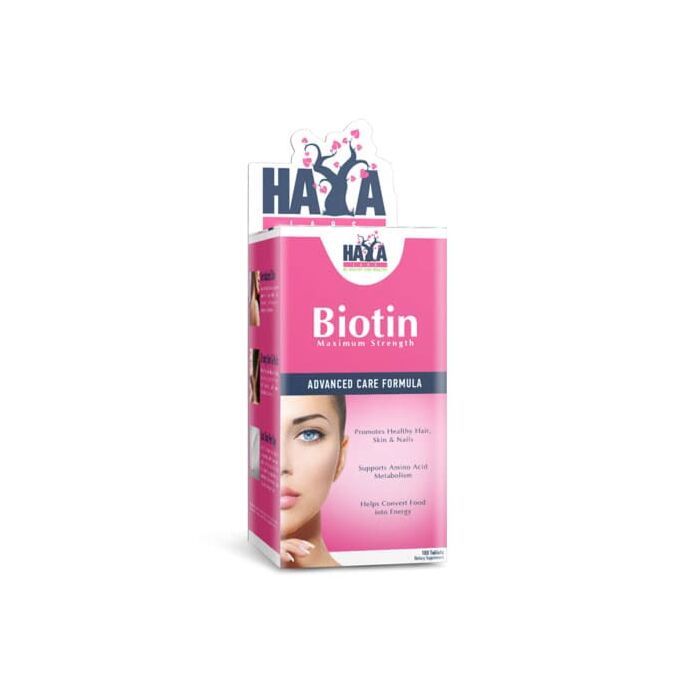Биотин Haya Labs Biotin Maximum Strength 10,000 mcg - 100 таб