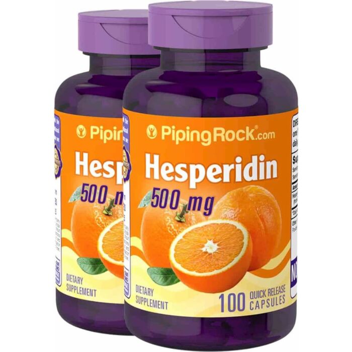 Для здоровья сердца и сосудов Piping Rock Hesperidin 500 mg 100 капсул быстрого высвобождения