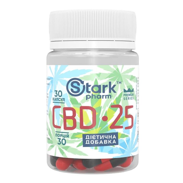 CBD Stark Pharm CBD 25 mg 30 capsules