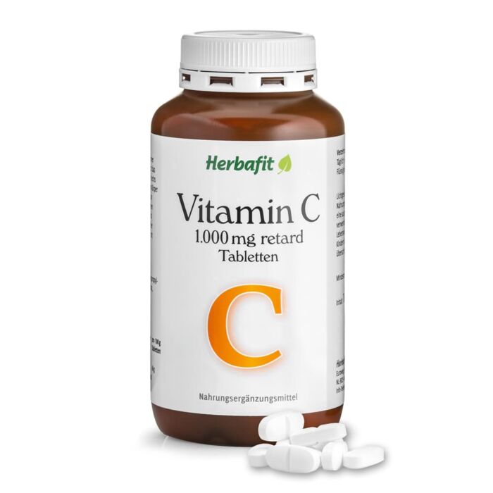Вітамин С  Herbafit Vitamin C 1000 mg 180 tablets