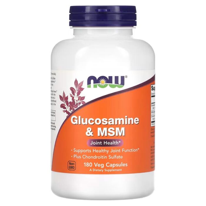 Комплекс для суставов и связок NOW Glucosamine & MSM 180 veg capsules