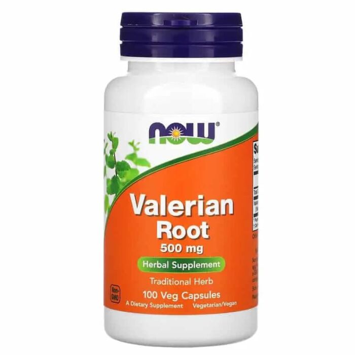 Добавка для здорового сна NOW Valerian Root 500 mg 100 veg capsules