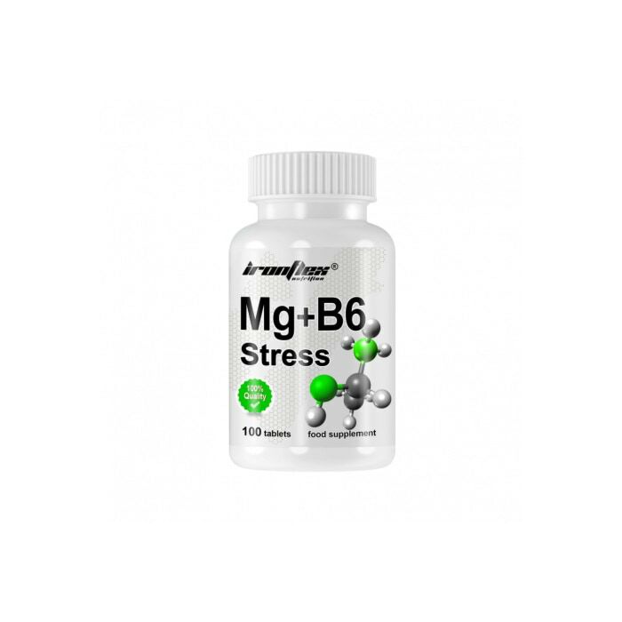 Вітамин B, Магній IronFlex Mg + B6 Stress - 100tab (exp 03/2024)